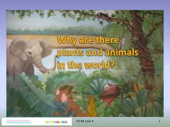 Why do we have plants and animals?