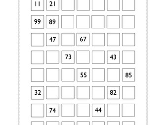 Counting in steps (4 worksheets)