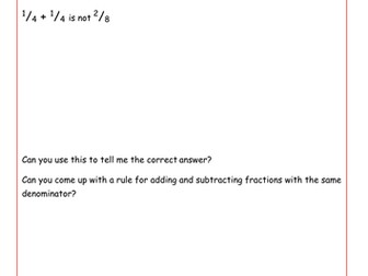 Introduction to fractions
