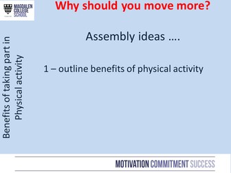 Healthy living assemby to encourage participation