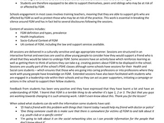 Creating Change among Young People Programme