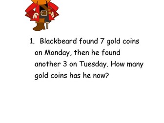 Pirate Word Problems