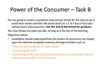 Power of the Consumer