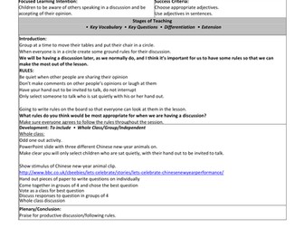 Philosophy 4 Children lesson on Chinese New Year