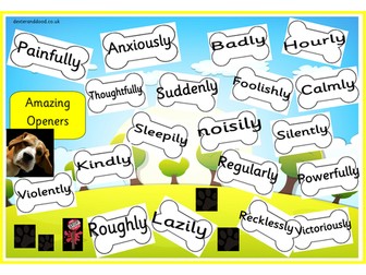 Sentence opener word mats