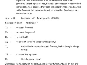 Assembly on Forgiveness/ Zacchaeus