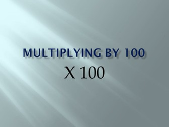 multiplying and dividing by 100 & 1000