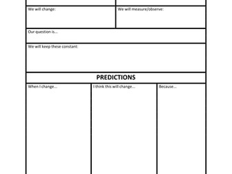 Experiment Planning Pack