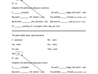 Using  present and past simple