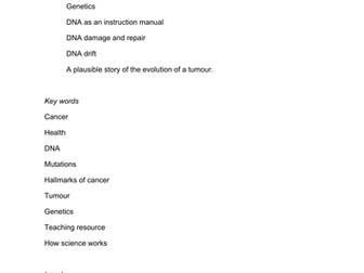 The Evolution of Cancer Board Game