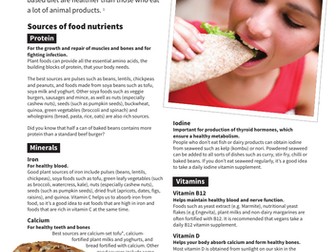 Good Nutrition factsheet