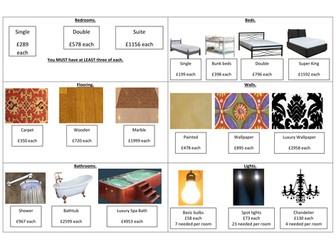Long Multiplication Hotel Design Activity