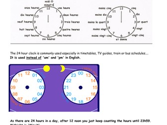 Say the time in French