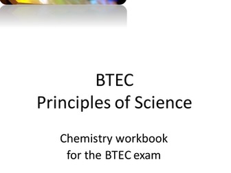 BTEC principles of science unit 1 booklet