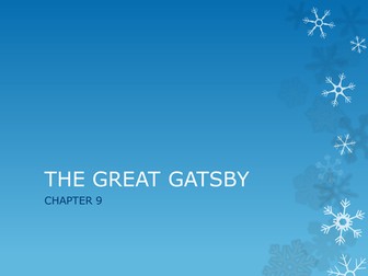 The Great Gatsby - Powerpoints