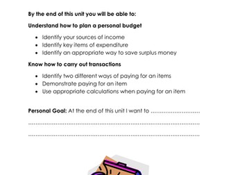 Managing Own Money Entry 3