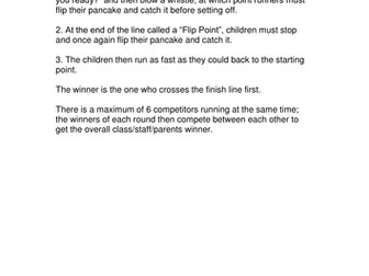 Pancake Day resources