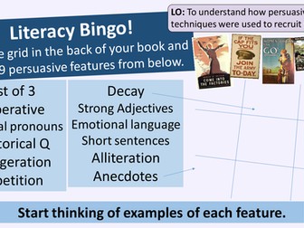 Conflict Poetry Yr8 SOW