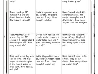 Division word problems