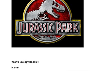 Jurassic Park Ecology Booklet