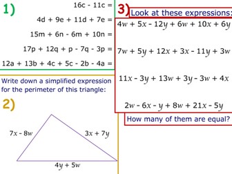 Expanding single brackets (L5-6/Grades E-D)