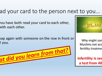 Muslim attitudes to Infertility Treatments