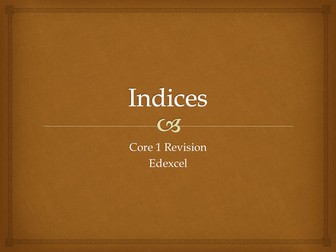 Core 1 Indices Revision Quiz