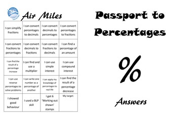 Passport to Percentages