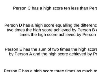 Expanding brackets cooperative activity