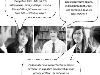 Present and past tense comparison