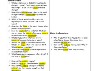 Solids, Liquids and gases