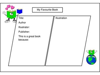 My favourite book - review template