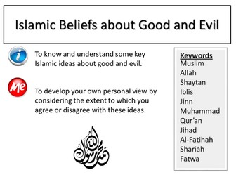 Islam and Good and Evil