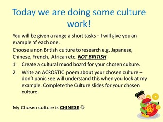 ICT 'culture' poetry from other cultures