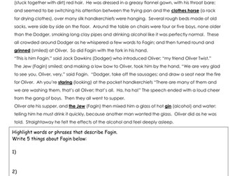 Introducing Fagin - Oliver Twist