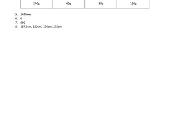 Metric & Imperial Conversion Worksheet