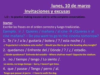 Mira 2 Module 2 - Invitations and excuses