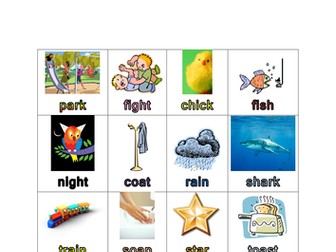 Phonics Bingo (Phase 3)