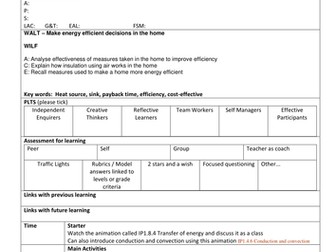P1 OCR Energy efficiency