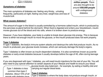 Gateway B1 2014 - Type 1 and Type 2 Diabetes