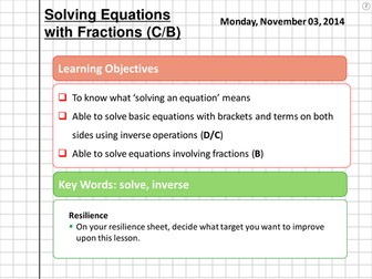 Solving Fractional Equations