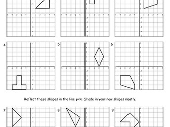 Reflecting Shapes in x and y
