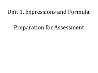 National 4 Preparation for Assessment Unit 1 & Unit 2