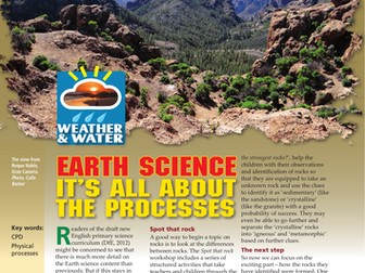 New curriculum focus: Earth science – it’s all about the processes