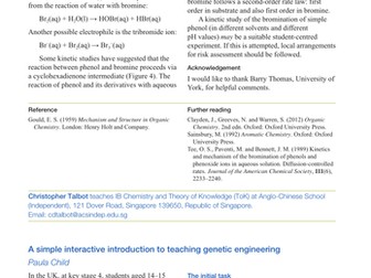 How to teach focus: A simple interactive introduction to teaching genetic engineering