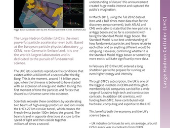 CERN and the Large Hadron Collider (LHC)