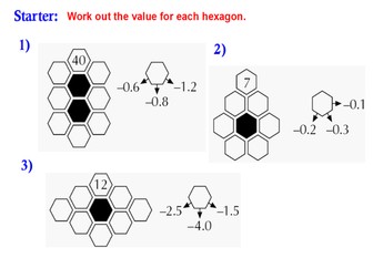 Subtracting decimals