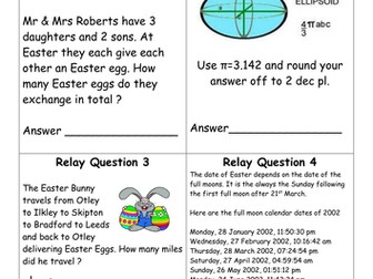 Easter relay quiz