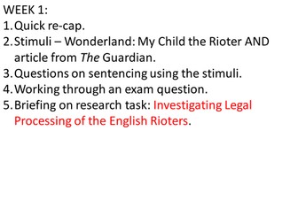 LAW2 Sentencing activities.