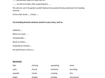 Lesson about writing a short ghost story